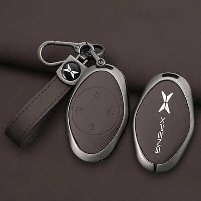 Zinklegering Auto Sleutelhoes Cover Voor Xiaopeng Xpeng P7 P7I P5 G3 G3I G9 G6 22-23 Sleutelbehuizing Pakket Auto Accessoires black