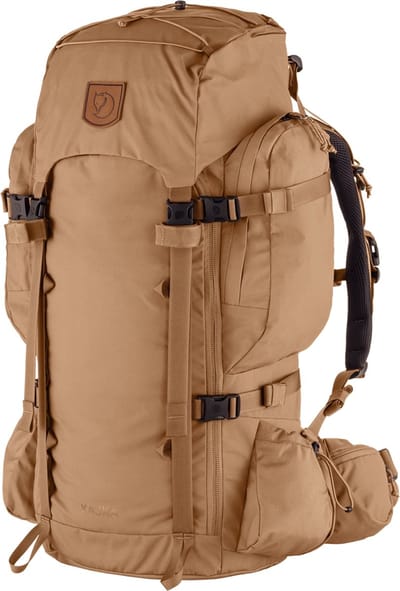 Fjällräven Trekkingrugzak Rugzak Singi Kajka 55 S / M Backpack Khaki Dust Lichtbruin