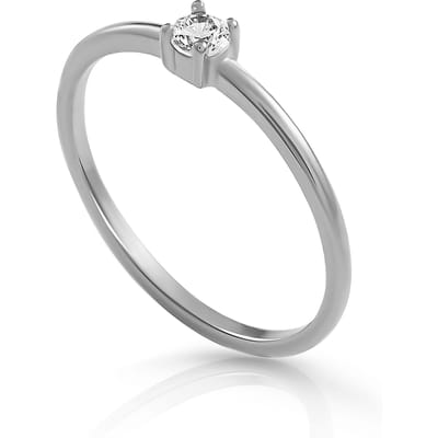 Orphelia 'Solitaire' Dames 925 Sterling Zilveren Ring - Zilver ZR-7527