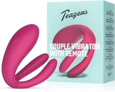 Teazers - Koppelvibrator met Afstandsbediening - Vibrator - Vibrators voor Vrouwen en Mannen - Sex Toys voor Vrouwen - Vibrators - Vibrator voor Koppels - Vibrator met Afstandsbediening - Roze