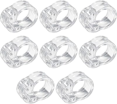 8 stuks, transparante deurgreepstoppers, elastische deurbuffers voor muren, meubels en deuren, herbruikbare deurbescherming, deurgreepbescherming, voor kinderen en volwassenen