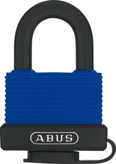 ABUS Hangslot - 49mm - messing/RVS beugel - Kunststofmantel (Verpakt in blister)