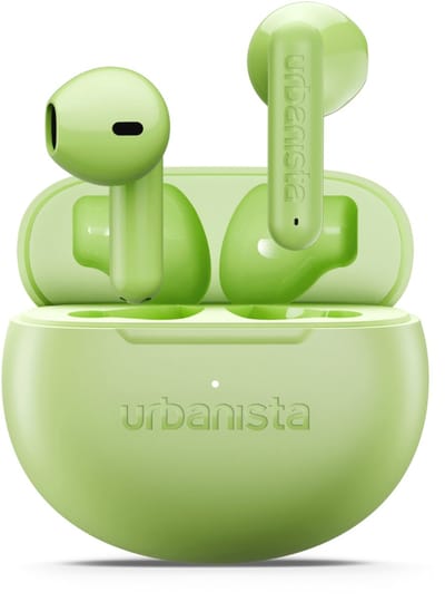 Urbanista Austin 2 Draadloze Oortjes – Bluetooth – Voor Sporten en Dagelijks Gebruik – 25u Afspeeltijd – IPX4 Waterbestendig – EQ3 Instellingen – Groen