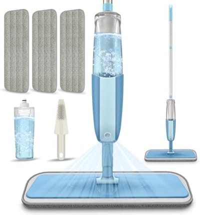 PromoHome Vloerreiniger met Spuitfunctie en Microvezel Pads
