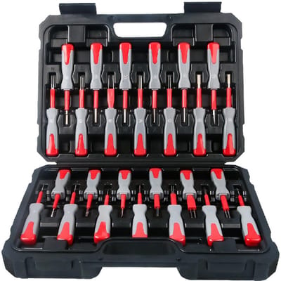 26 Delige Terminal Verwijderingsgereedschapset Voor Vervanging Universeel Voertuig Kabelboom Pin Connector Ontgrendeling 26 Pcs