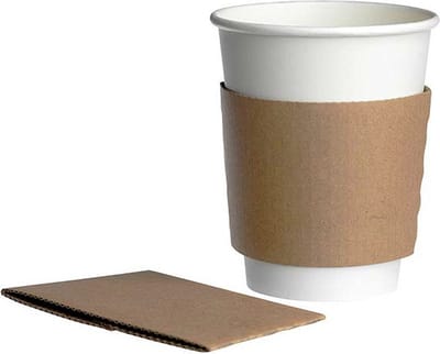 Kartonnen Sleeve voor ø90mm koffiebekers - 1.000 st/ds.