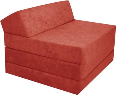 Vouwmatras Gastenmatras - Opvouwbaar Bed - Logeren & Reizen - Lichtgewicht & Opvouwbaar - 200 x 70 cm - Rood