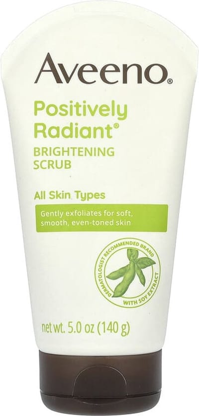 Aveeno Positively Radiant Scrub - Geschikt voor Dagelijks Gebruik - 140g