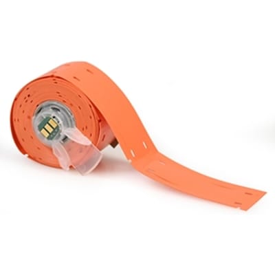 Brady M6-25x75-7643-OR polyurethaan tags oranje | 25 mm x 75 mm (origineel)