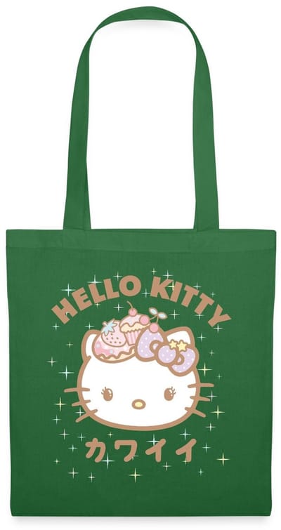 Hello Kitty Kawaii Stijlen Met Sterren Tas Van Stof Schoudertas