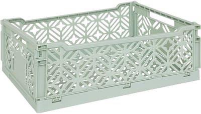 Atmosphera Kids Vouwkrat/Opbergkrat - Stapelbaar - 40x30x15cm - Groen