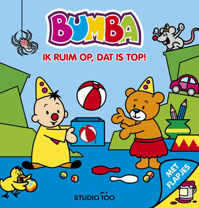 Bumba Kartonboek Met Flapjes - Ik Ruim Op Dat Is Top!