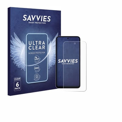 Savvies - Screenprotector voor Xiaomi Redmi 15 4G - Folie Beschermfolie transparant 6 Stuks