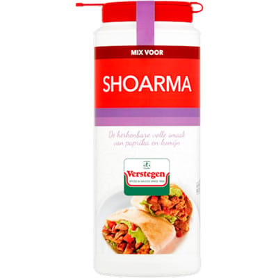 Verstegen - Mix voor Shoarma - Strooier groot - Kruiden & specerijen - 170g