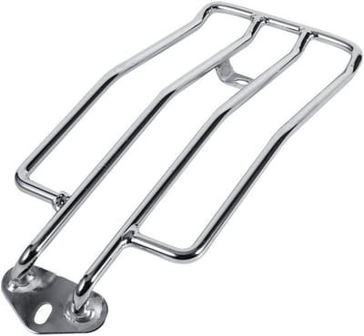 Achterste bagagerek voor motorfietsen - solozitje voor achterbank - motorsteun voor XL883/1200 (zilver)