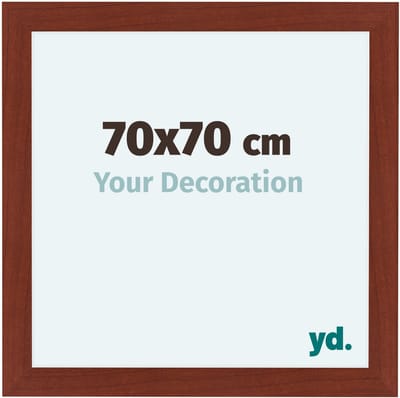 Your Decoration - Fotolijst 70x70 cm - MDF - Kersen - Como