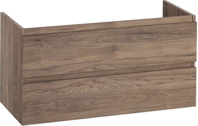 Ben Tendenza Wastafel Onderkast - 100x44.5x50 cm - Bruin - Badkamerkast - Wastafelmeubel met Uitsparing