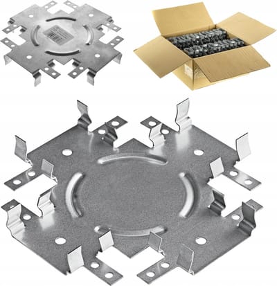 Niveauverbinders CD-profielen - Plafondhangers Droogbouw - Onderbouw Plafonds - Precisie Pasvorm - 50 Stuks - Zilver