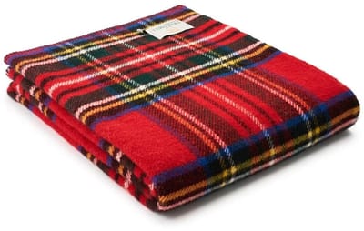Plaid zonder franje Tartan Royal Stewart - 150x200 - Nieuw Wol - Tweedmill UK