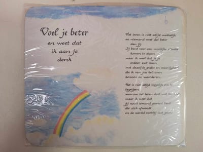 Muismat met prachtige tekst - Mousepad