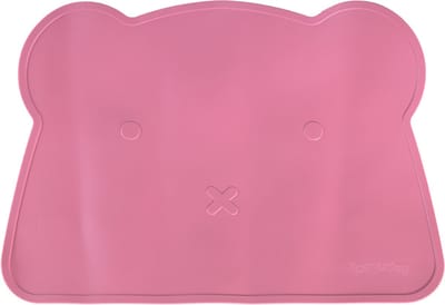 Sproudsy Placemat Teddy Bear – Kraamcadeau – Kinderservies - Baby - Rosy Raspberry