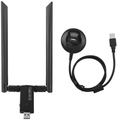 By shayne - AC USB Dualband Wifi DLE-adapter - Draadloze Netwerkkaart - Hoge Transmissiesnelheid - Geschikt voor XP - 802.11ac Ondersteuning - Eenvou.