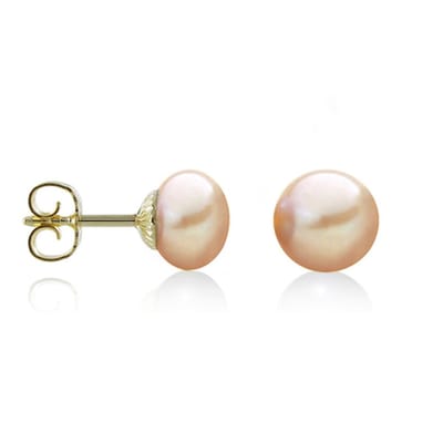 Luna-Pearls - 311.0541 - Oorbellen - 750/-Geel goud met Zuidzee gekweekte parel en Diamanten