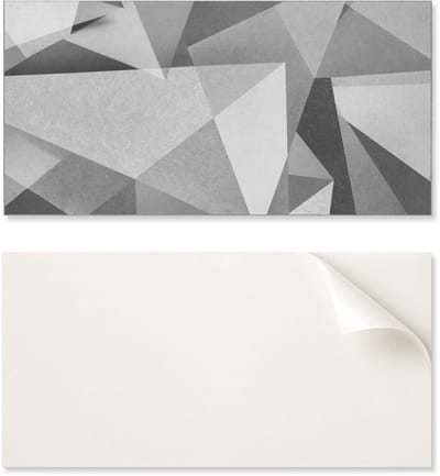 Zelfklevend vinyl decoratie met patroon voor de slaapkamer, 100x50 cm, abstract veelhoekig patroon