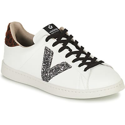 Victoria  Lage Sneakers TENIS EFECTO PIEL GLITTER