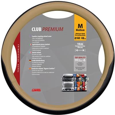 Club, skeentex stuurhoes - M - 44/46 cm - beige