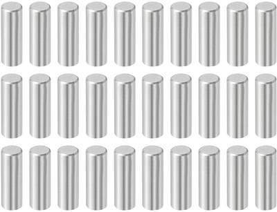 Cilinderstiften Set - Spanstiften Deuvels - Meubelmontage Knutselen - Roestvrij Staal 304 - 6mm x 18mm - Zilverkleurig