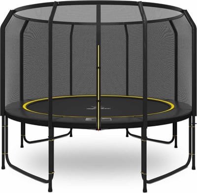 Magic Jump - Trampoline met veiligheidsnet Fiber - ø 366 cm - Zwart - Buitenspeelgoed - Outdoor