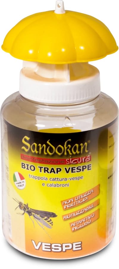 Bio Catch - wespen - herbruikbare val - incl. lokstof - geel
