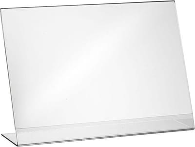 L-standaard A3 landscape plexi