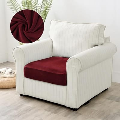 Housse de siège de canapé en tissu velours, housse de coussin élastique pour salon, protection de meubles douce pour la maison 1R 50-70cm