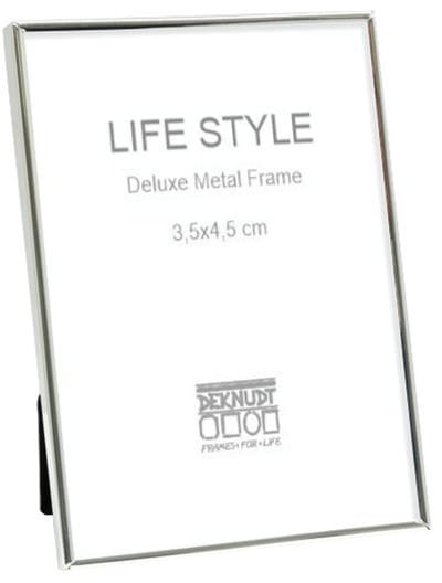 Deknudt Frames fotolijst S58MS1 - zilver - metaal - pasfoto 3,5x4,5 cm