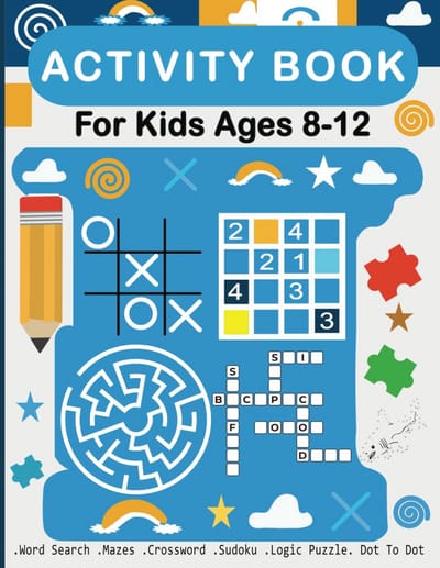 Activiteitenboek voor Kinderen 8-12 jaar: Boordevol Puzzels en Spellen