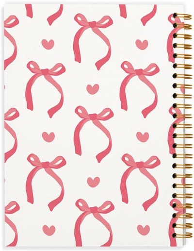Ringbandschrift - Schrijfblok Notitieboek - Notities Maken - Stevige Kaft - A5 formaat - Rood