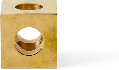 Menu Cube kandelaar messing