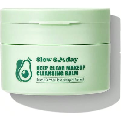 Slow Sunday Deep Clear Make-up Reinigingsbalsem, Diepe Make-up Verwijderaar, Gezichtsreiniger, Oplos Make-up & Zonnebrandcrème, Voor Gezicht, Lippen & Ogen, Voedend, Gladde Balsemtextuur, Zachte Formule, Y2K, Koreaanse Huidverzorging, Voor Zomer & Herfst, Terug naar School