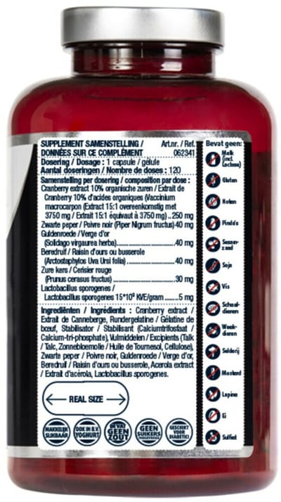 Lucovitaal Cranberry X-tra One a Day - 2 x 120 capsules - Voordeelverpakking