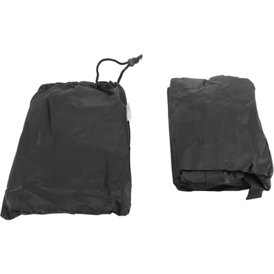 Housse de four à pizza d'extérieur en tissu Oxford robuste, imperméable, lavable et pliable, noire