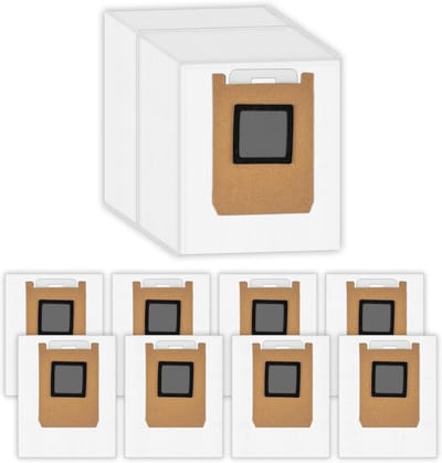10-pack Stofzuigerzakken geschikt voor Eufy Omni E28/E25/E35 robotstofzuiger - Stofzuigerzakken - Vervangende stofzakken E25 - Stofzuigerzakken met grote capaciteit - Stofzuigerzakken