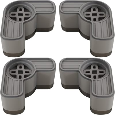 Anti-trillingsmat Wasmachine - Schokdempers Apparaten - Geluidsarme Omgeving - Verstelbare Hoogte - Set van 4