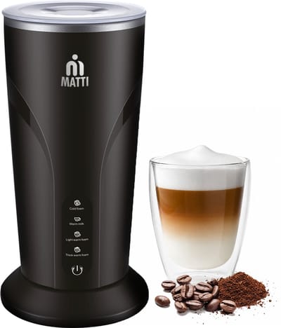 MATTI® 4-in-1 - Melkopschuimer - Melkopschuimer Electrisch - Melkopschuimers - Warm & Koud Opschuimen 300ML