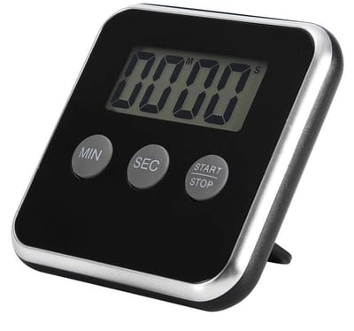 ONF3 - Digitale Kookwekker - Minitimer met Luid Alarm - Geel - Keuken Timer - Handig voor Koken - Compact formaat