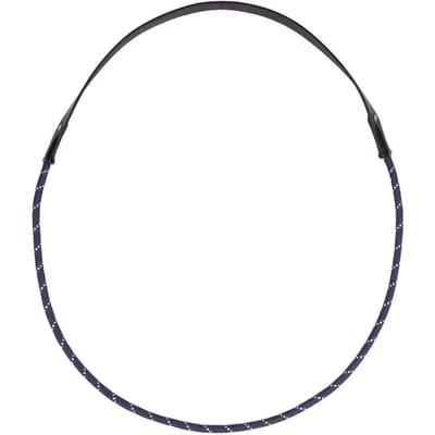 QHP - Halstertouw - Leer - Navy - Maat Shet