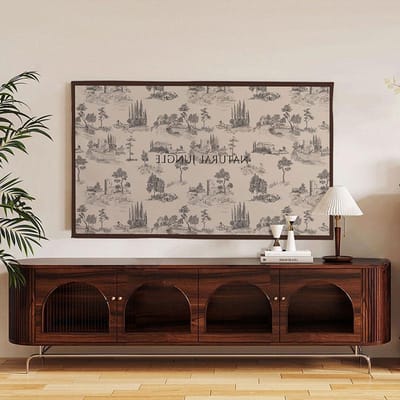TV Hoes - Televisie Beschermhoes - Interieur Decoratie - Universele Pasvorm - 32-85 inch - Schilderpatroon