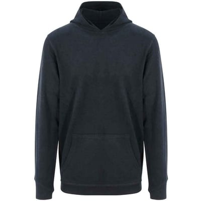 Ecologie Unisex Corcovado Organic Hoodie voor volwassenen (Jet Zwart)