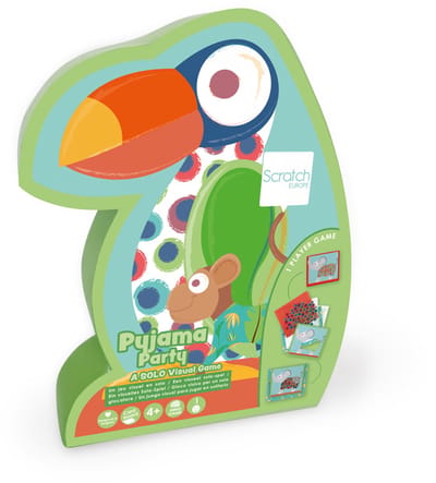SCRATCH Edulogic Game - Pyjama Party - Solo-Visueelspel Met 40 Opdrachten En 4 Niveaus - 4 Jaar